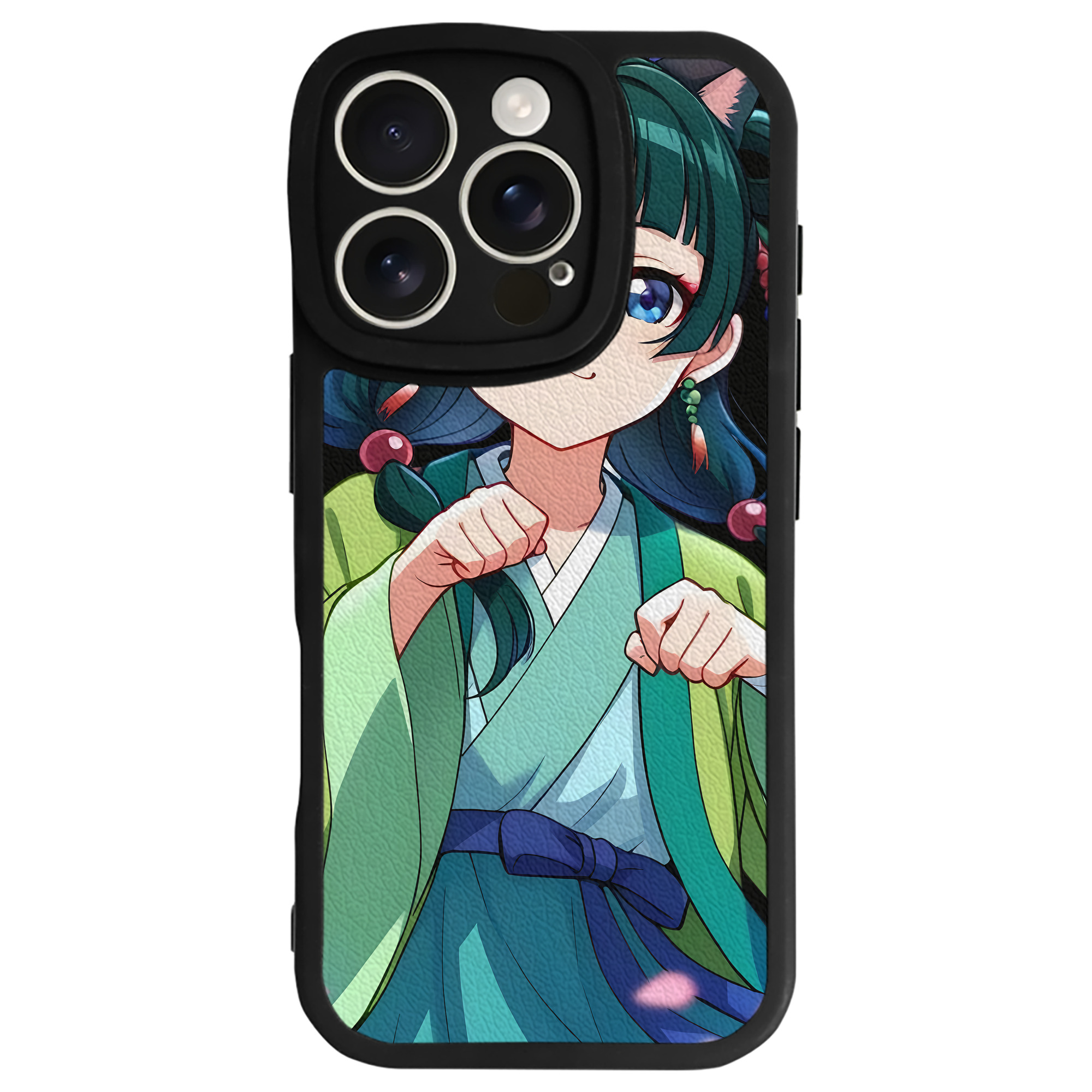 （画像用） 薬屋のひとりごと The Apothecary Diaries 【iPhone 16シリーズ対応】シリコンスマホケース（レザー調） 材質：シリコン